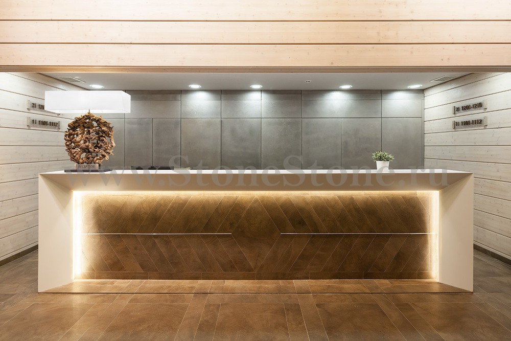 ������ ������� �� ���������� ����� Corian Venaro White