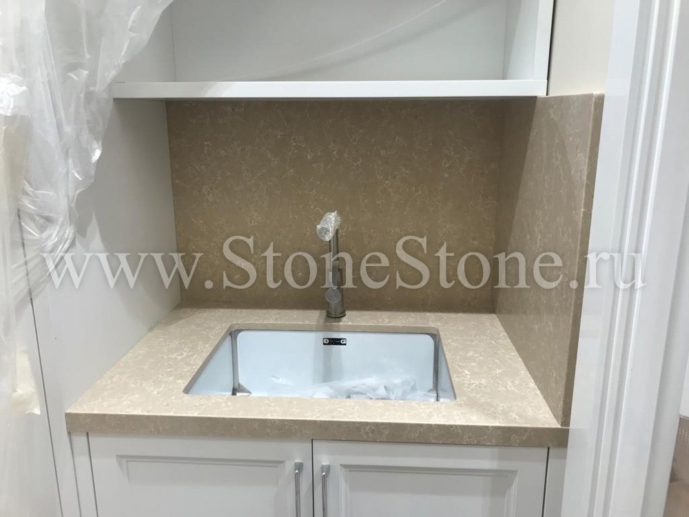 ��������� ��������� ���������� � ������ Vicostone Jura Grey